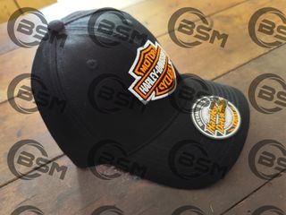 Cappellino Harley Davidson Nero Arancione