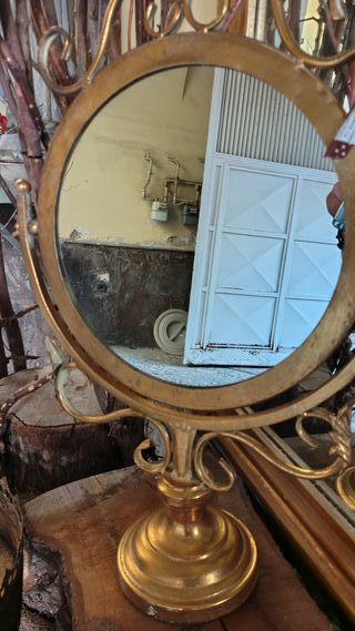 Specchio ottone primi '900
