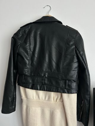 Chaqueta Biker Zara Negra