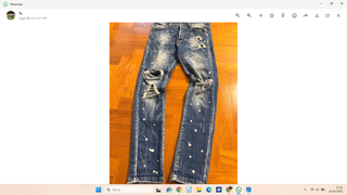 Jeans DSQUARED2 strappati uomo taglia M