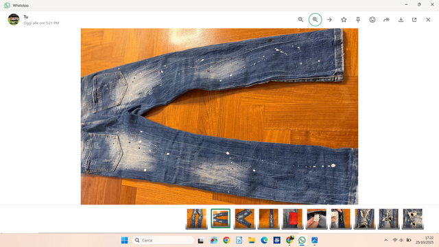 Jeans DSQUARED2 strappati uomo taglia M