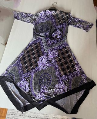 Vestido estampado talla M