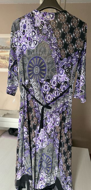 Vestido estampado talla M