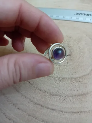 Anello pietra ametista argento 925