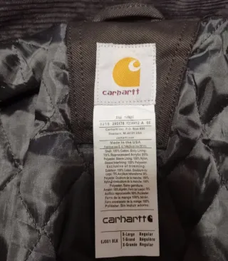 Chaqueta Carhartt Detroit Negra Talla XL