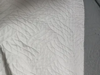 2 Colchas Cama 90 Gris reversible+ funda cojines