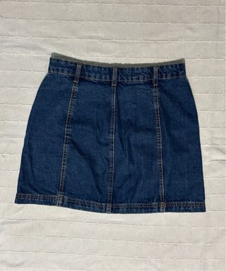 Falda vaquera Stradivarius M