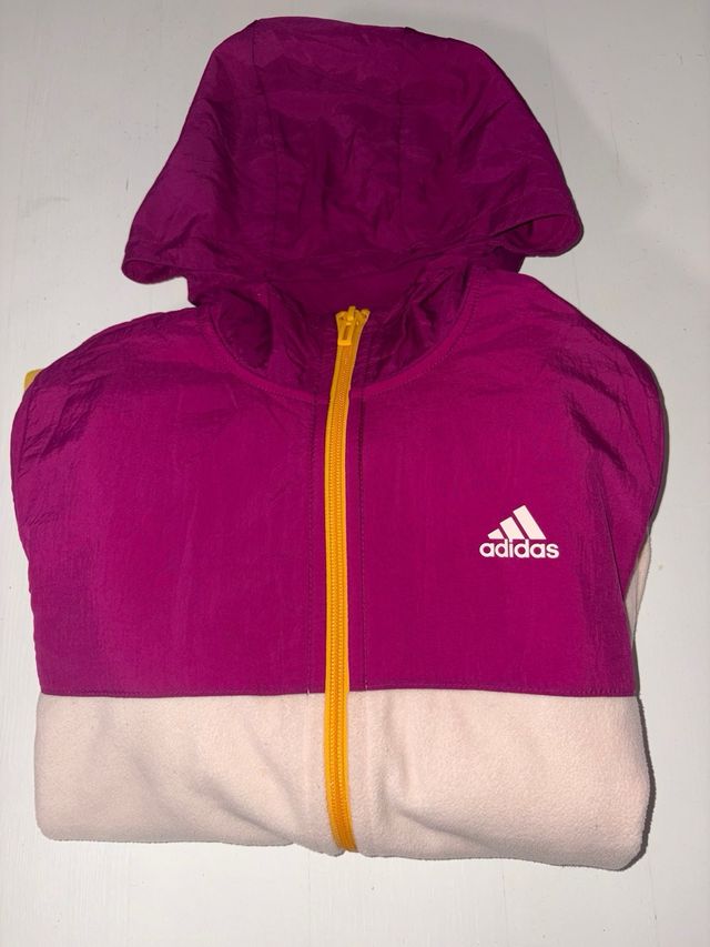 Sudadera Adidas Vintage Morada y Amarilla
