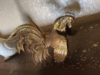Figura Gallo Bronce