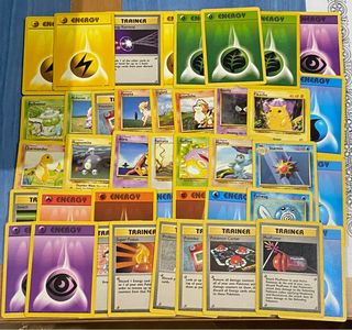 42 cartas pokémon BASE SET inglés