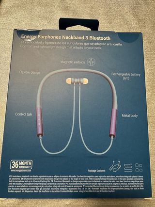 Energy Sistem neckband3. Auriculares Bluetooth