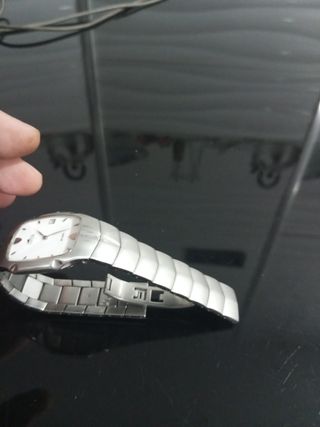 Reloj Lotus Plata y Blanco