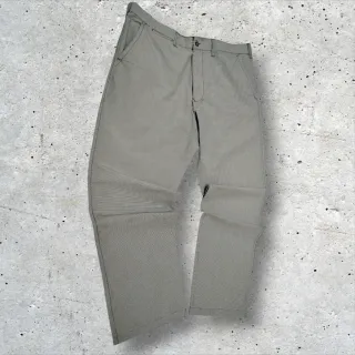 Pantalón chino cuadros vichy gris y negro.Talla 50