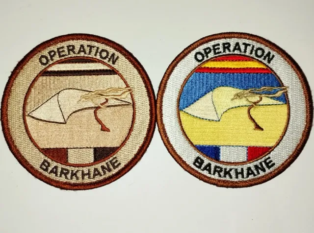 Lote 2 Parches Militares Operación BARKHANE