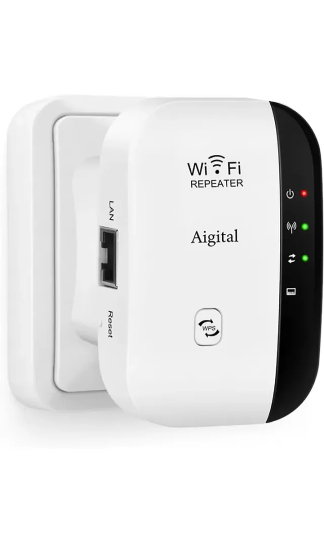 Repetidor WiFi Aigital 300Mbps 2.4GHz
