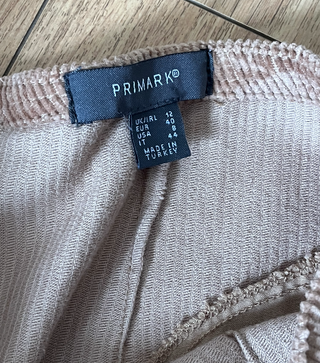 falda de pana marron