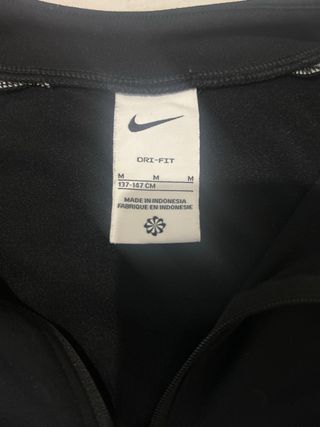 Chaqueta Nike Niño Negra y Turquesa Talla Única