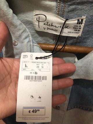 Vestido vaquero patchwork