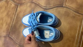 Tênis Nike Dunk Low Azul e Branco