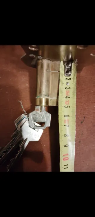 Cerradura de seguridad con cadena y llaves fac