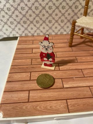 Orsetto Babbo Natale per casa bambole