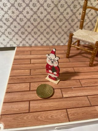 Orsetto Babbo Natale per casa bambole