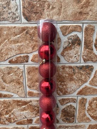 Decorazioni Natalizie Palline Rosse