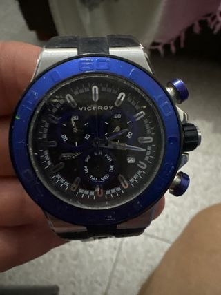 Reloj Viceroy Azul Correa Negra