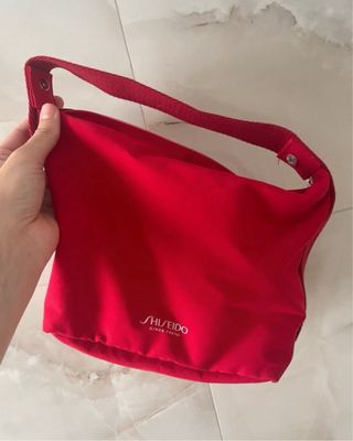 Neceser Shiseido Rojo con Asa