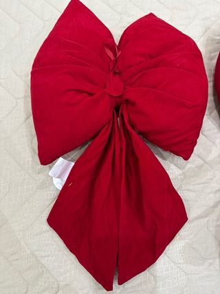 Decorazione natalizia fiocco rosso