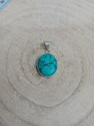 Ciondolo in argento 925 con turchese