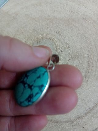 Ciondolo in argento 925 con turchese