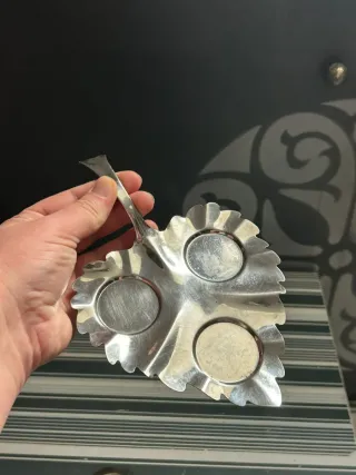 Set de bandeja y pequeños ceniceros vintage