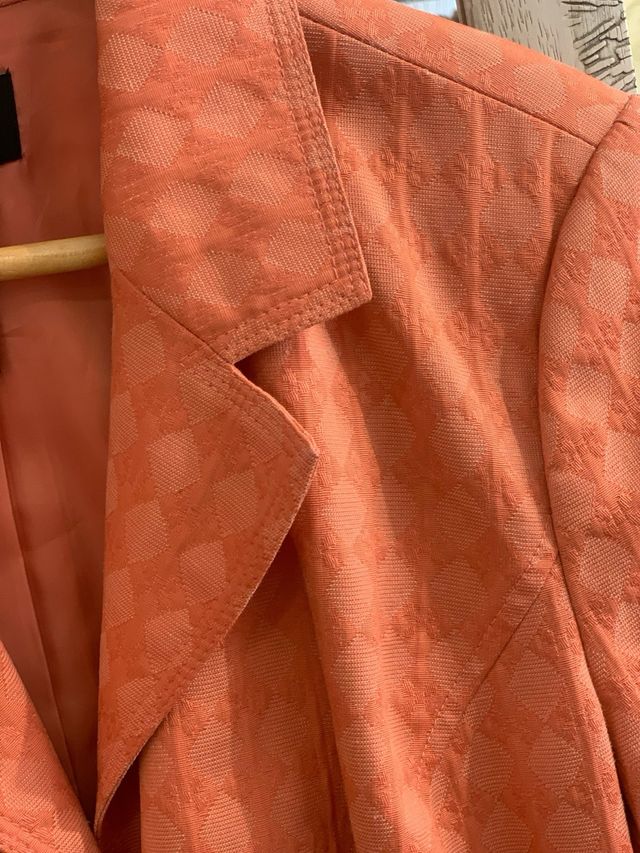 Chaqueta de vestir naranja