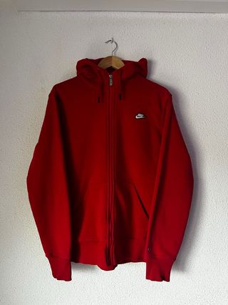 Chaqueta Nike Roja Cremallera