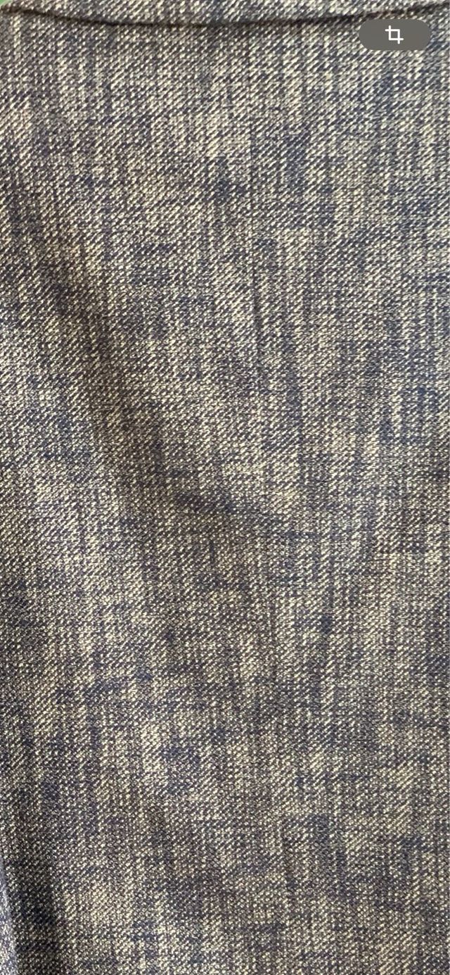 Chaqueta de vestir azul y beige