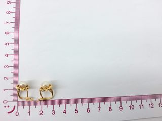 pendientes oro 18k con perla