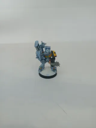 Devastador metal lobos espacial