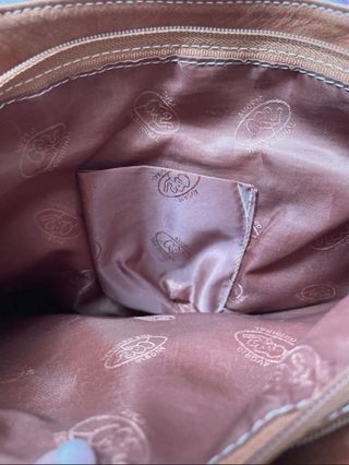 Borsa tracolla vera pelle vintage marrone