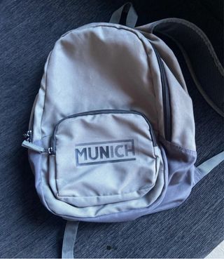 Mochila Munich Beige y Gris