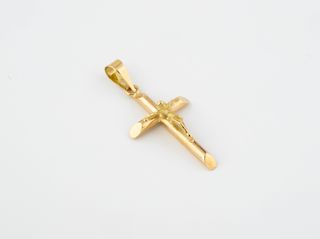 crucifijo oro 18k