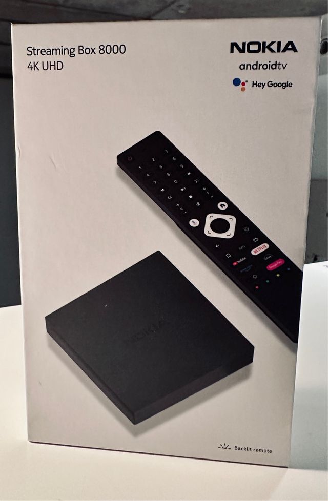 Caixa de Streaming Nokia 8000 Android TV 4K UHD