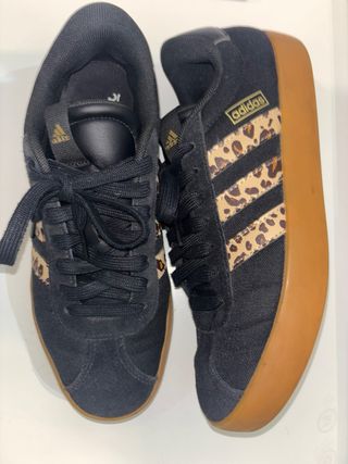 Zapatillas Adidas VL Court 3.0 Negro/Leopardo