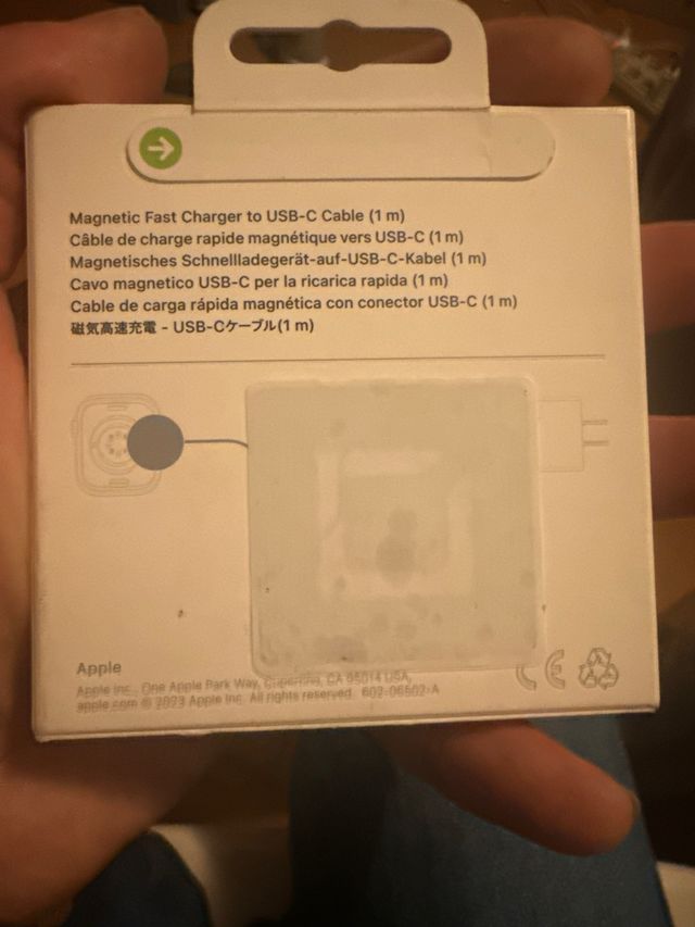 Cargador Apple Watch Magnético USB-C 1m