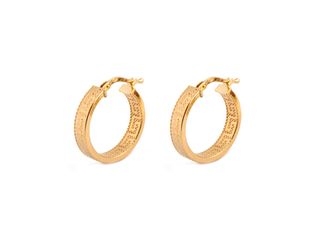 argollas oro 18k
