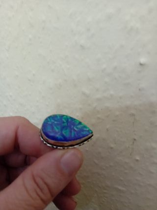 Anello Opale Solido Argento