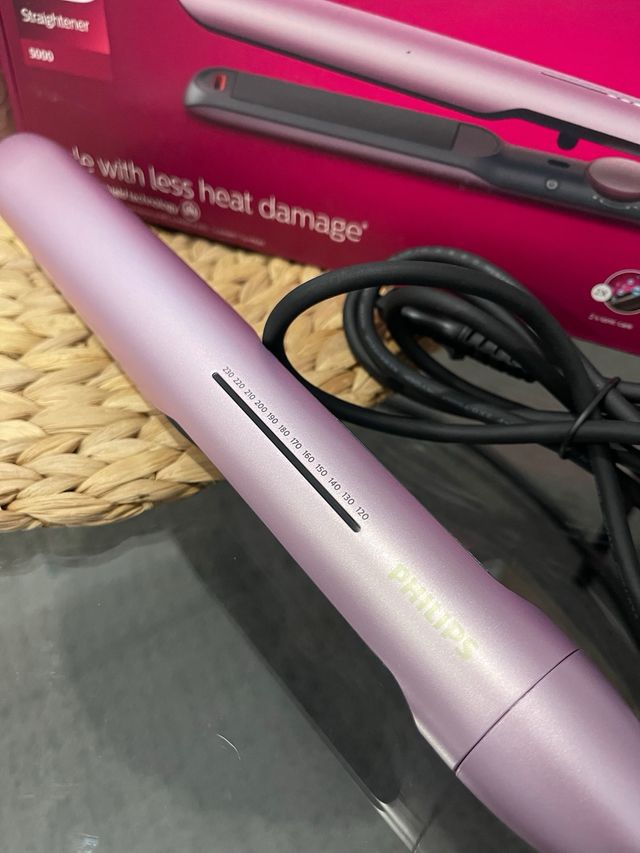 Plancha Pelo Philips Serie 5000 Rosa