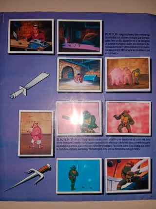 Album Tortugas Ninja Panini Cromos Adhesivos