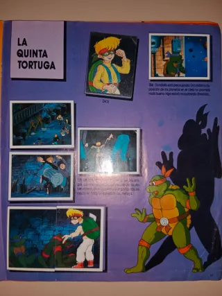 Album Tortugas Ninja Panini Cromos Adhesivos