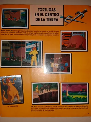Album Tortugas Ninja Panini Cromos Adhesivos